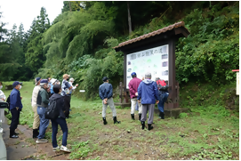 久喜銀山の観光・学習の案内窓口の画像